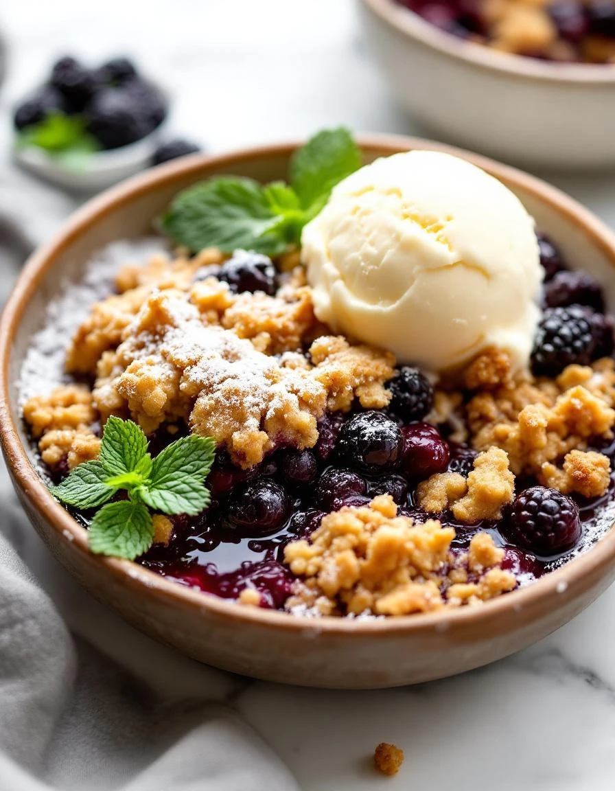 Blackberry Crisp