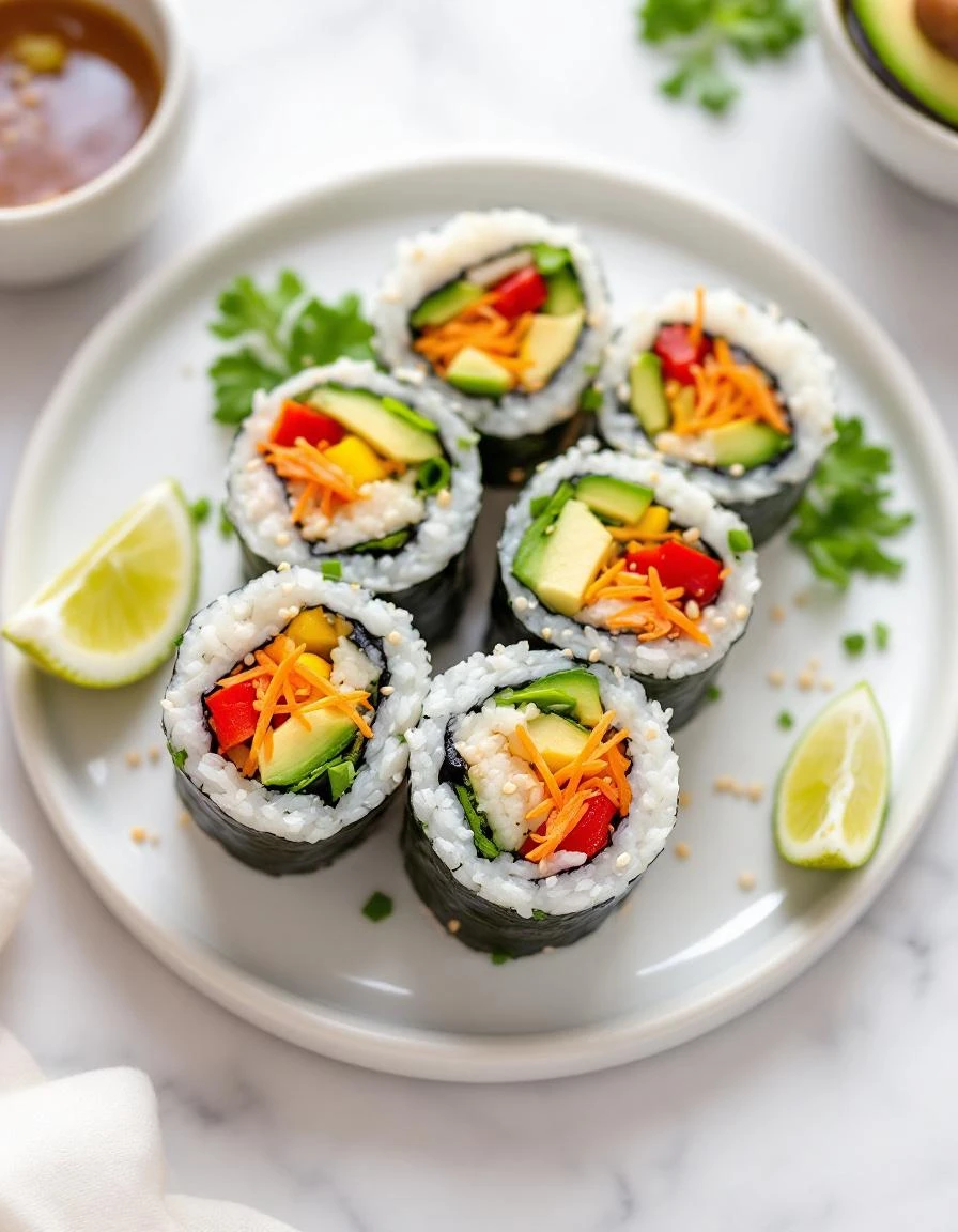 Vegetable Sushi Rolls Recipe